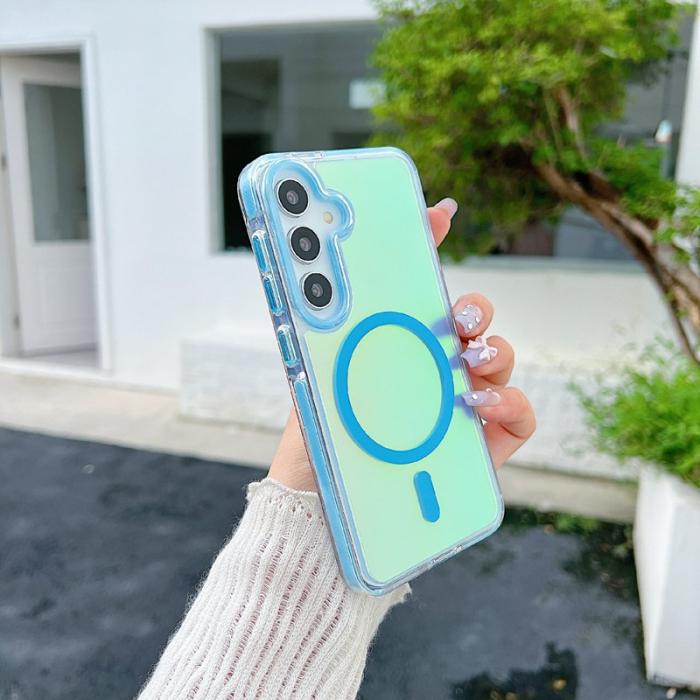 OEM - Mobilskal för Samsung Galaxy S26 Plus Magnetiskt PC + TPU - Blå