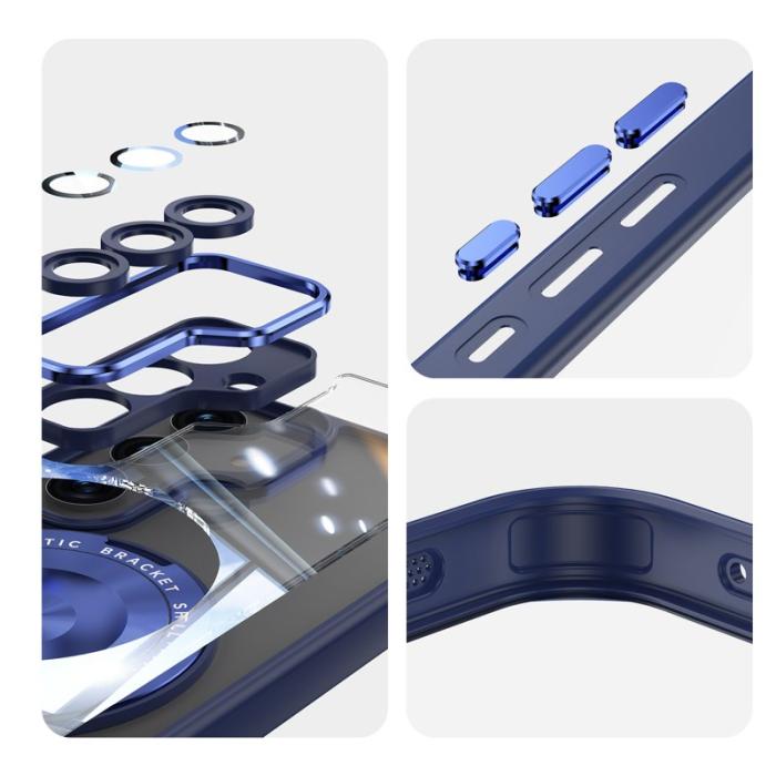 OEM - Mobilskal för Samsung Galaxy S26 Plus Magnetiskt PC + TPU - Blå