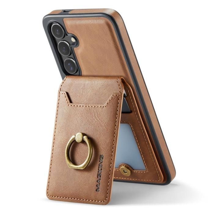 MAGKING - MAGKING Mobilskal för Samsung Galaxy S26 Plus Magnetiskt PC + TPU - Brun