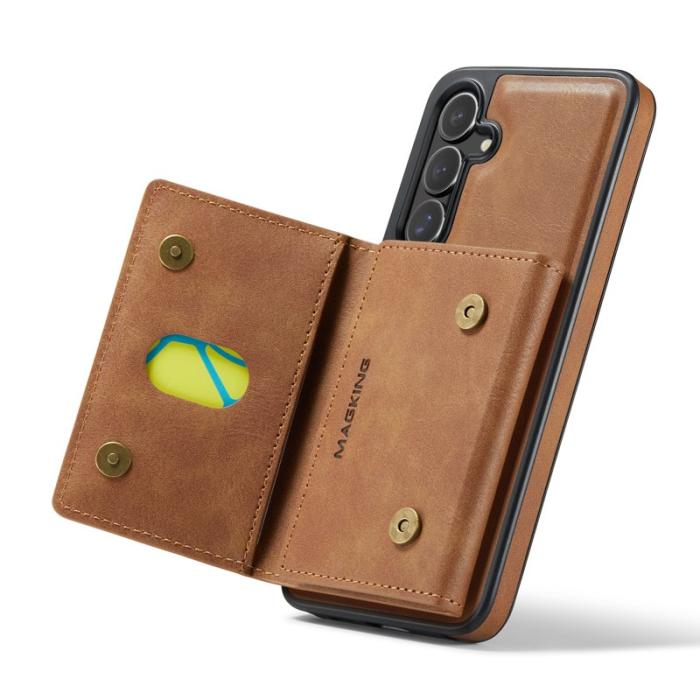 MAGKING - MAGKING Mobilskal för Samsung Galaxy S26 Plus Magnetiskt PC + TPU - Brun