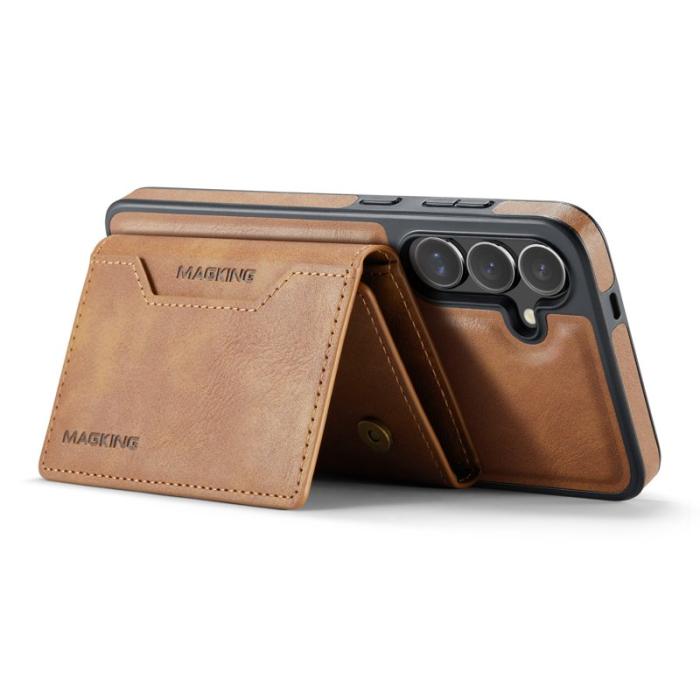 MAGKING - MAGKING Mobilskal för Samsung Galaxy S26 Plus Magnetiskt PC + TPU - Brun