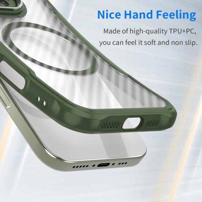 OEM - Mobilskal för Samsung Galaxy S26 Plus Magnetiskt PC + TPU - Grön