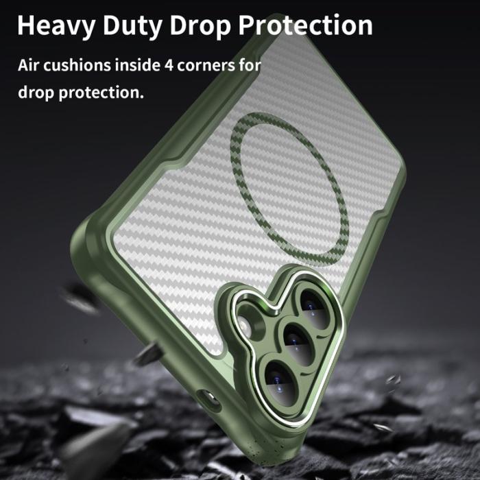 OEM - Mobilskal för Samsung Galaxy S26 Plus Magnetiskt PC + TPU - Grön