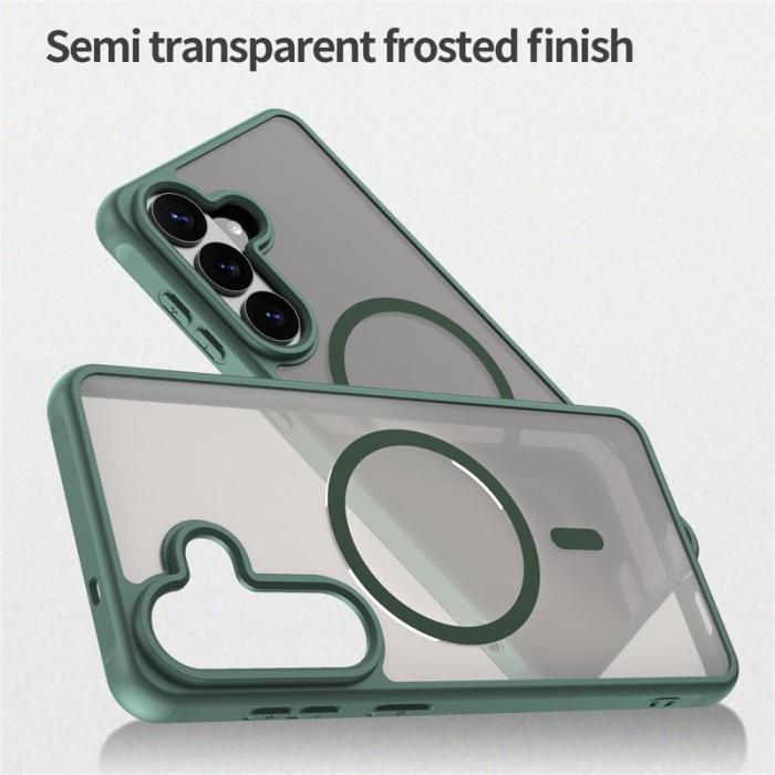 OEM - Mobilskal för Samsung Galaxy S26 Plus Magnetiskt PC + TPU - Grön