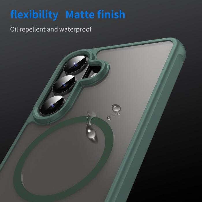 OEM - Mobilskal för Samsung Galaxy S26 Plus Magnetiskt PC + TPU - Grön