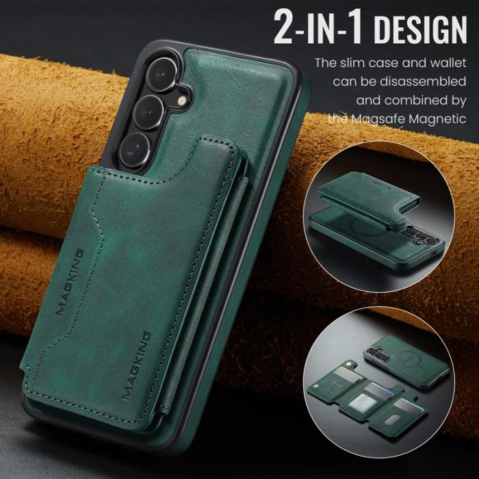 MAGKING - MAGKING Mobilskal för Samsung Galaxy S26 Plus Magnetiskt PC + TPU - Grön