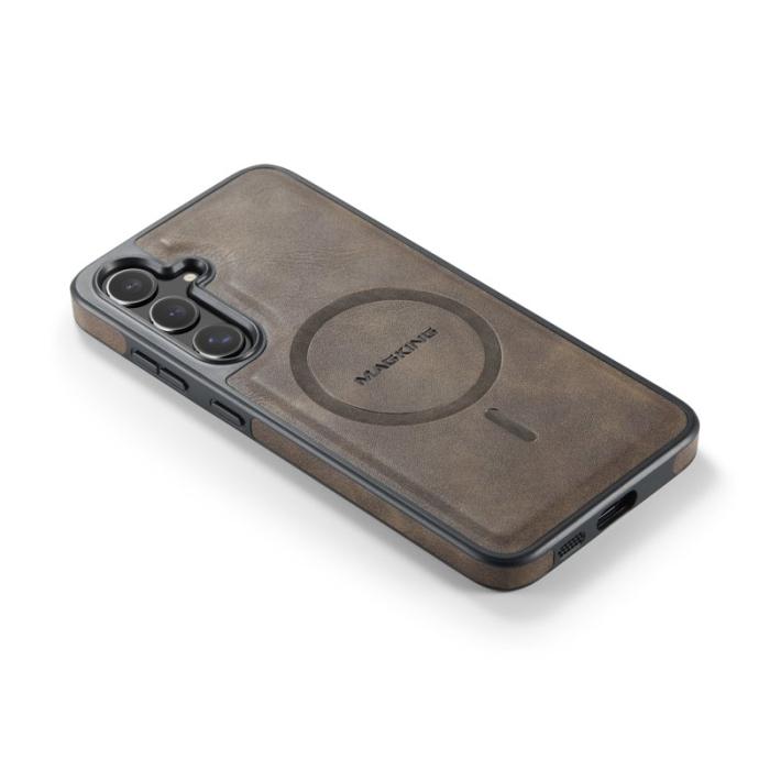MAGKING - MAGKING Mobilskal för Samsung Galaxy S26 Plus Magnetiskt PC + TPU - Kaffe