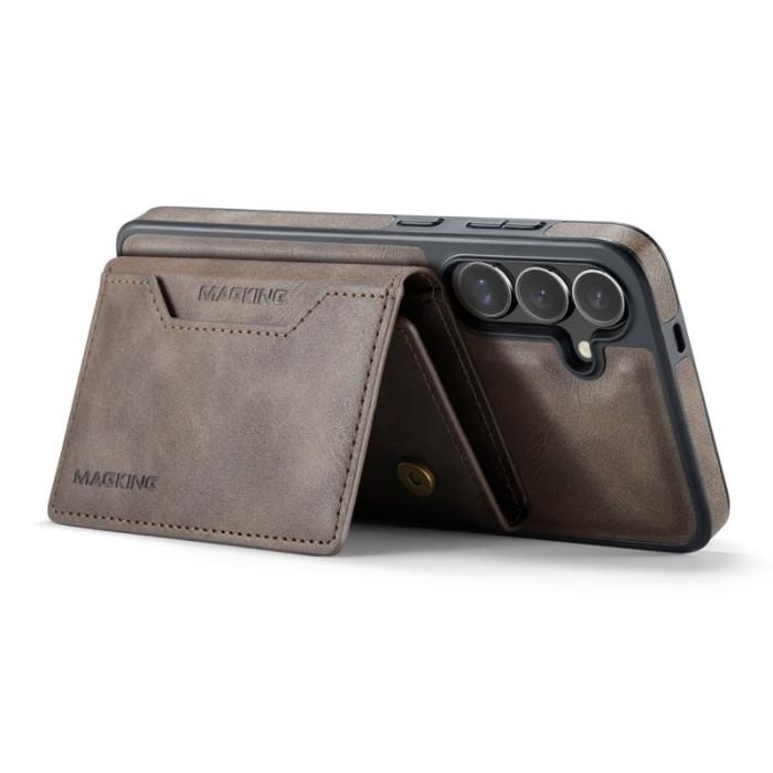 MAGKING - MAGKING Mobilskal för Samsung Galaxy S26 Plus Magnetiskt PC + TPU - Kaffe