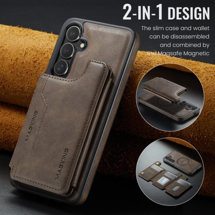 MAGKING - MAGKING Mobilskal för Samsung Galaxy S26 Plus Magnetiskt PC + TPU - Kaffe