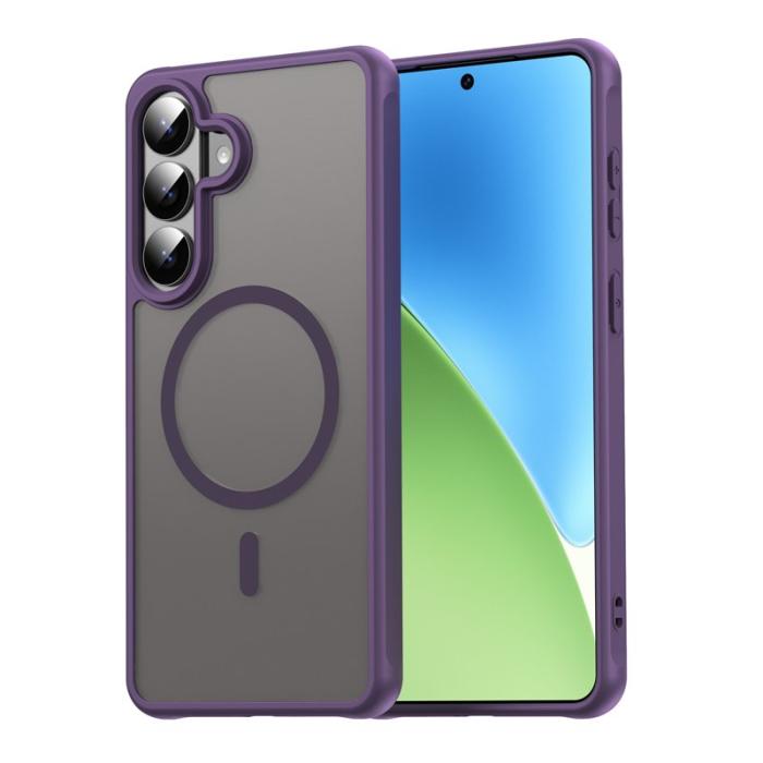 OEM - Mobilskal för Samsung Galaxy S26 Plus Magnetiskt PC + TPU - Lila