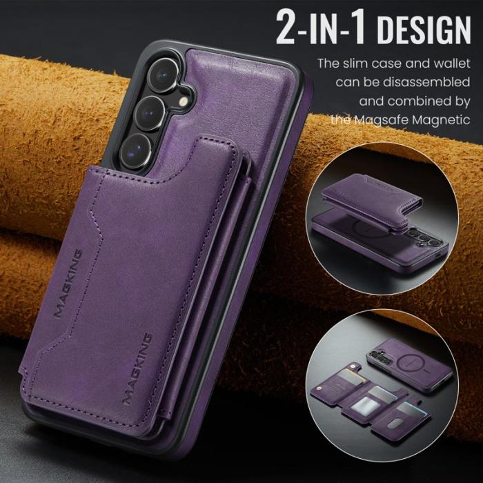 MAGKING - MAGKING Mobilskal för Samsung Galaxy S26 Plus Magnetiskt PC + TPU - Lila