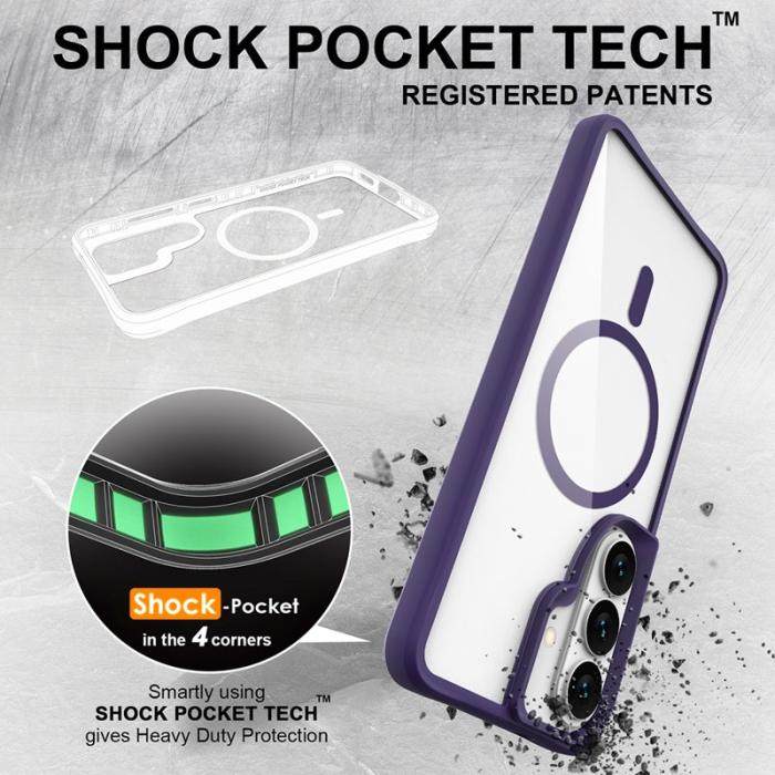 OEM - Mobilskal för Samsung Galaxy S26 Plus Magnetiskt PC + TPU - Lila
