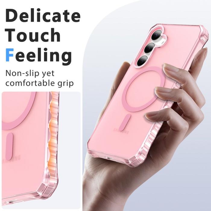 OEM - Mobilskal för Samsung Galaxy S26 Plus Magnetiskt PC + TPU - Rosa