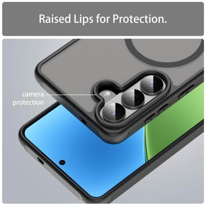 OEM - Mobilskal för Samsung Galaxy S26 Plus Magnetiskt PC + TPU - Svart