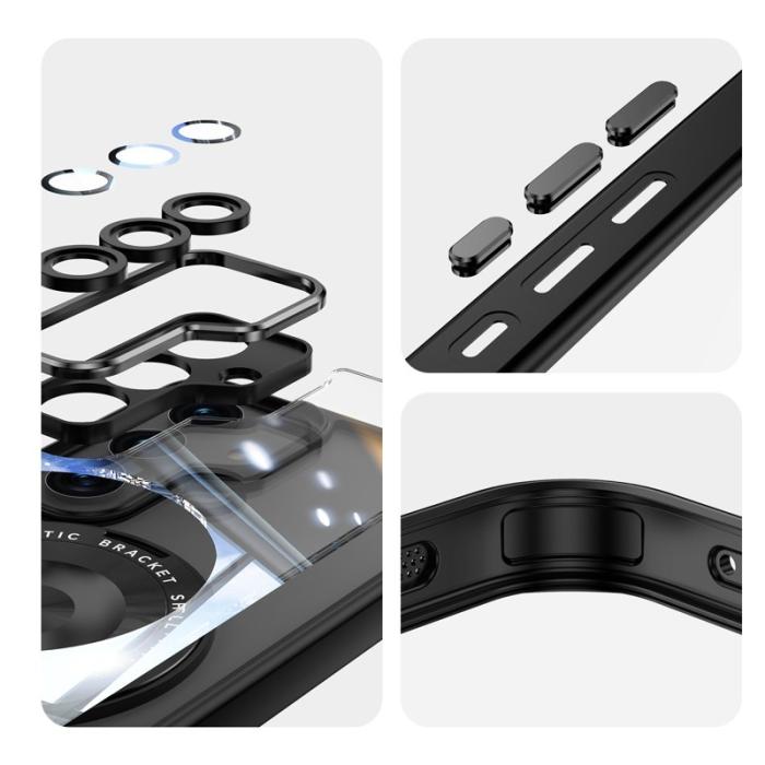 OEM - Mobilskal för Samsung Galaxy S26 Plus Magnetiskt PC + TPU - Svart