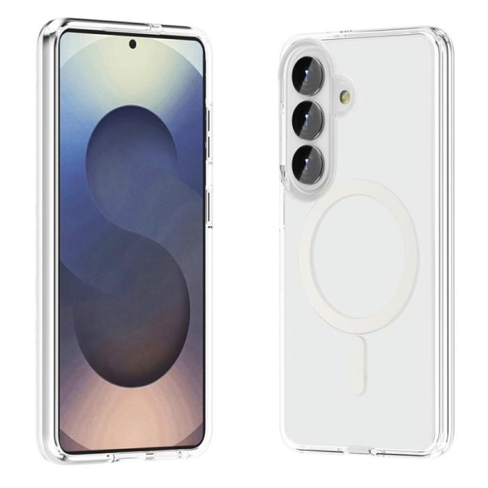 OEM - Mobilskal för Samsung Galaxy S26 Plus Magnetiskt PC + TPU - Transparent