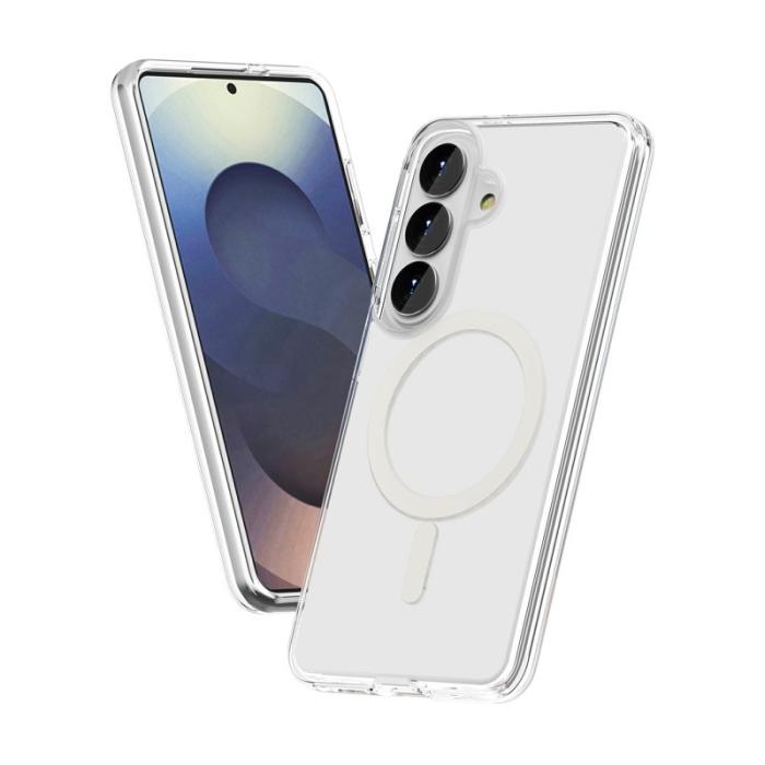 OEM - Mobilskal för Samsung Galaxy S26 Plus Magnetiskt PC + TPU - Transparent