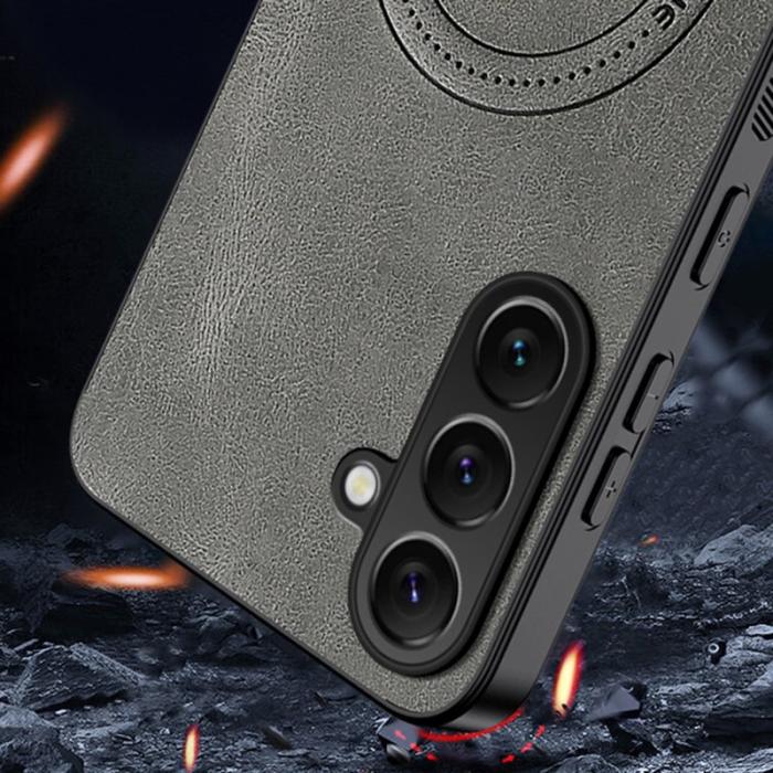 OEM - Mobilskal för Samsung Galaxy S26 Plus Magnetiskt PU + TPU - Blå