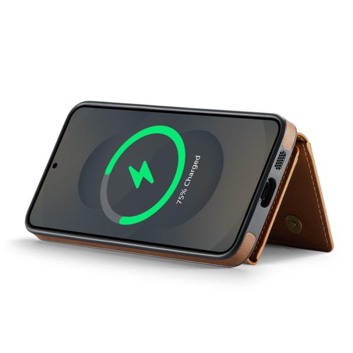 MAGKING - MAGKING Mobilskal för Samsung Galaxy S26 Plus Magnetiskt PU + TPU - Brun