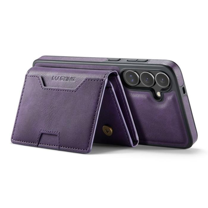 MAGKING - MAGKING Mobilskal för Samsung Galaxy S26 Plus Magnetiskt PU + TPU - Lila