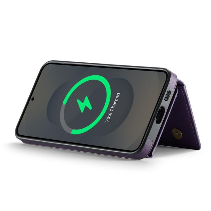 MAGKING - MAGKING Mobilskal för Samsung Galaxy S26 Plus Magnetiskt PU + TPU - Lila