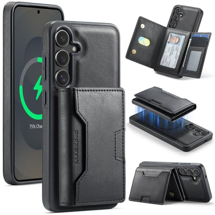 MAGKING - MAGKING Mobilskal för Samsung Galaxy S26 Plus Magnetiskt PU + TPU - Svart