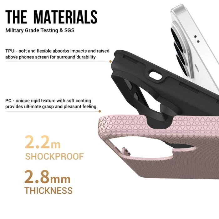 OEM - Mobilskal för Samsung Galaxy S26 Plus Magnetiskt Shockproof TPU + PC - Roséguld