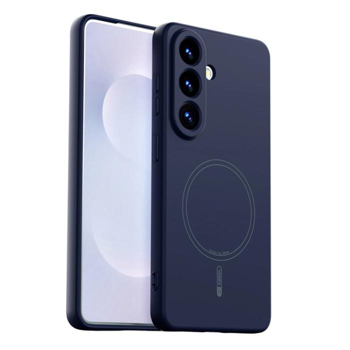 ABEEL - ABEEL Mobilskal för Samsung Galaxy S26 Plus Magnetiskt Silikon - Mörkblå