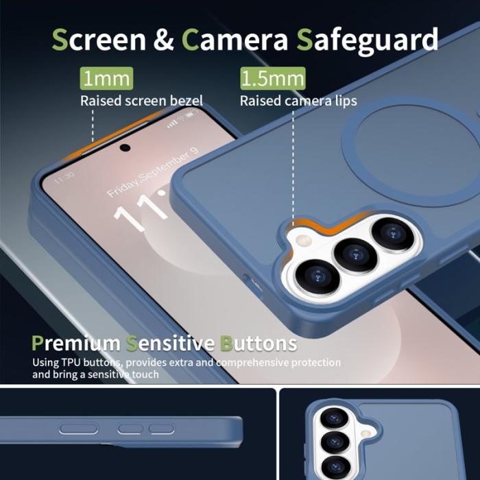 OEM - Mobilskal för Samsung Galaxy S26 Plus Magnetiskt TPU - Blå