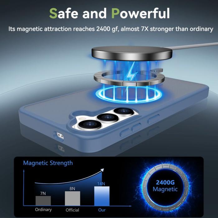 OEM - Mobilskal för Samsung Galaxy S26 Plus Magnetiskt TPU - Blå