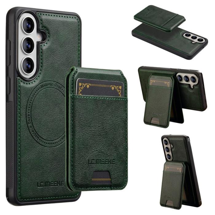 LC.imeeke - LC.IMEEKE Mobilskal för Samsung Galaxy S26 Plus Magnetiskt TPU - Grön