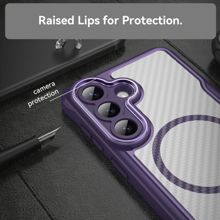 OEM - Mobilskal för Samsung Galaxy S26 Plus Magnetiskt TPU - Lila