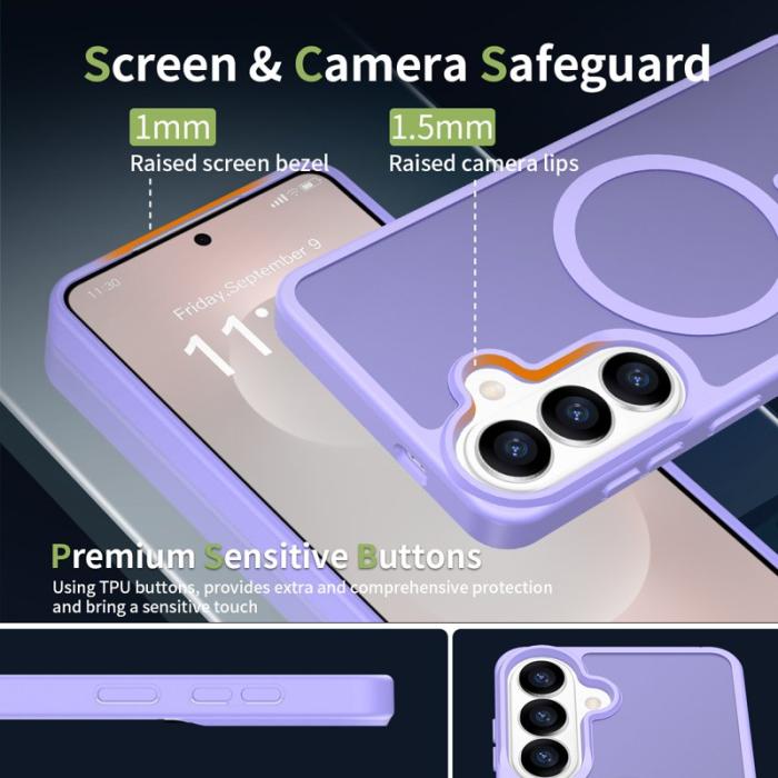 OEM - Mobilskal för Samsung Galaxy S26 Plus Magnetiskt TPU - Lila