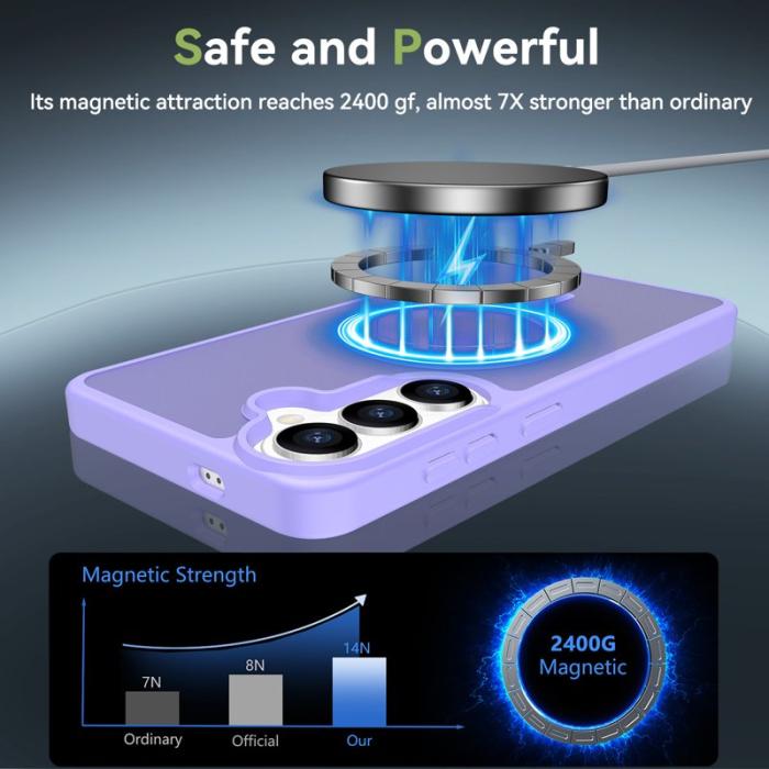 OEM - Mobilskal för Samsung Galaxy S26 Plus Magnetiskt TPU - Lila