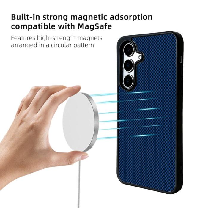 EYCASE - EYCASE Mobilskal för Samsung Galaxy S26 Plus Magnetiskt TPU - Mörkblå