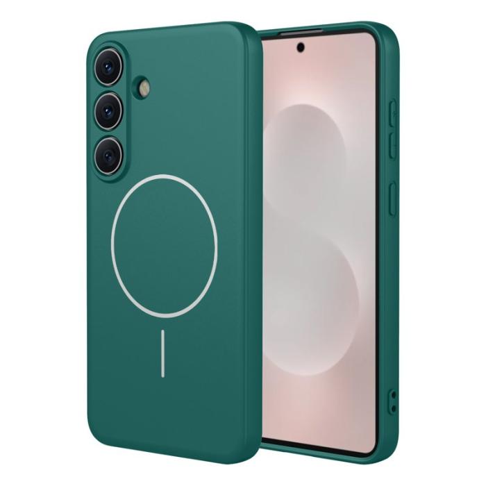 OEM - Mobilskal för Samsung Galaxy S26 Plus Magnetiskt TPU - Mörkgrön