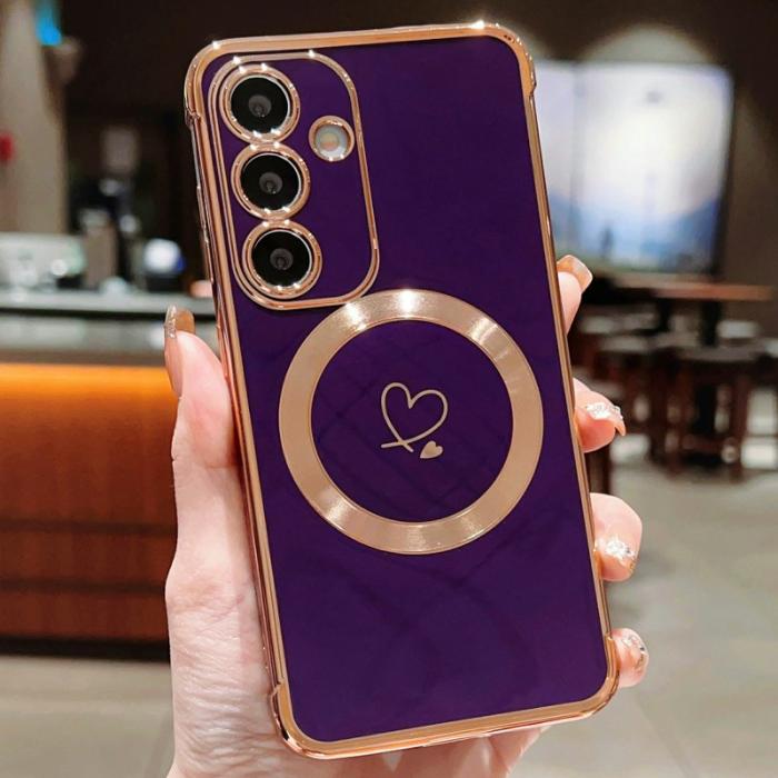 OEM - Mobilskal för Samsung Galaxy S26 Plus Magnetiskt TPU - Mörklila