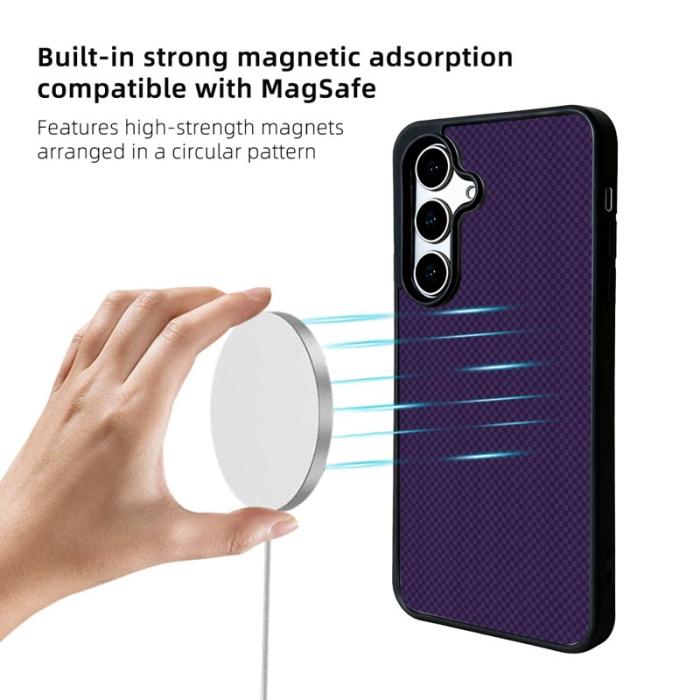 EYCASE - EYCASE Mobilskal för Samsung Galaxy S26 Plus Magnetiskt TPU - Mörklila