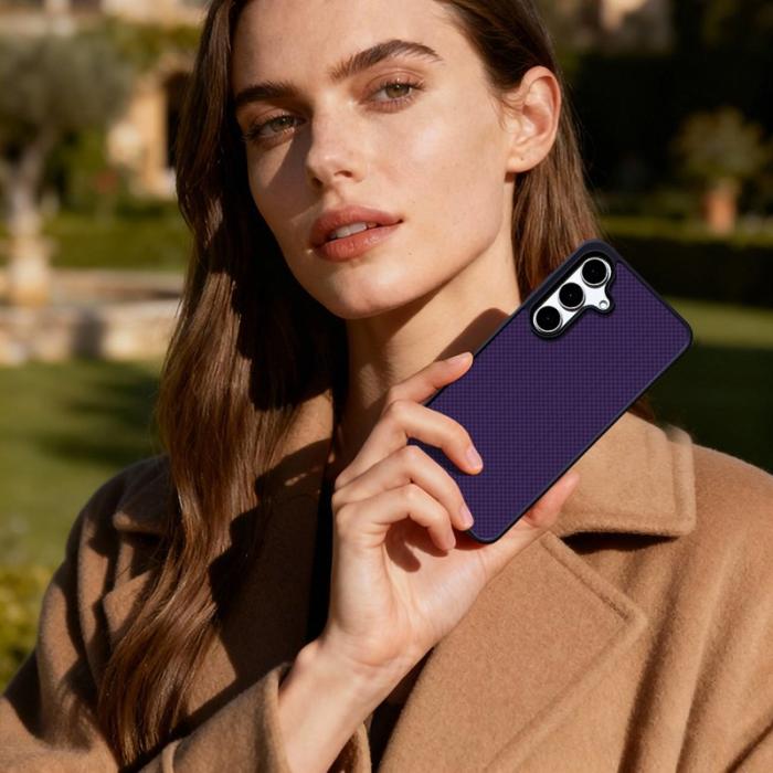 EYCASE - EYCASE Mobilskal för Samsung Galaxy S26 Plus Magnetiskt TPU - Mörklila