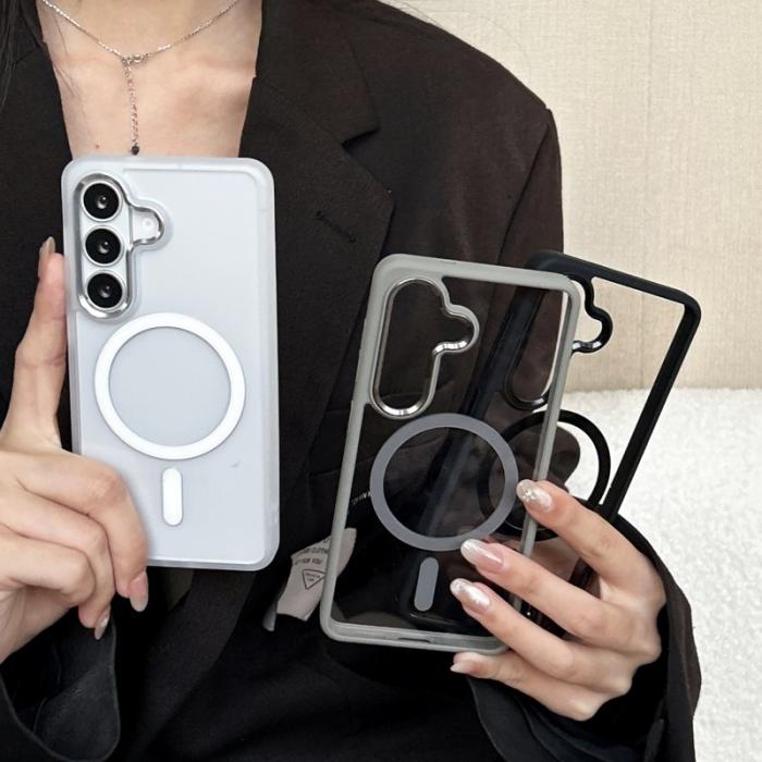 OEM - Mobilskal för Samsung Galaxy S26 Plus Magnetiskt TPU + PC - Grå