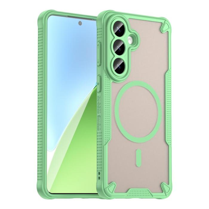 OEM - Mobilskal för Samsung Galaxy S26 Plus Magnetiskt TPU + PC - Grön