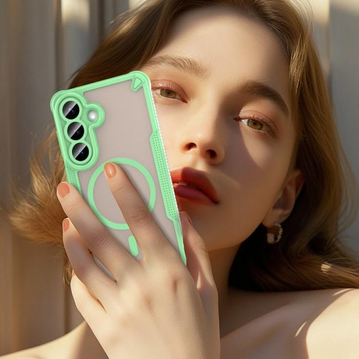 OEM - Mobilskal för Samsung Galaxy S26 Plus Magnetiskt TPU + PC - Grön