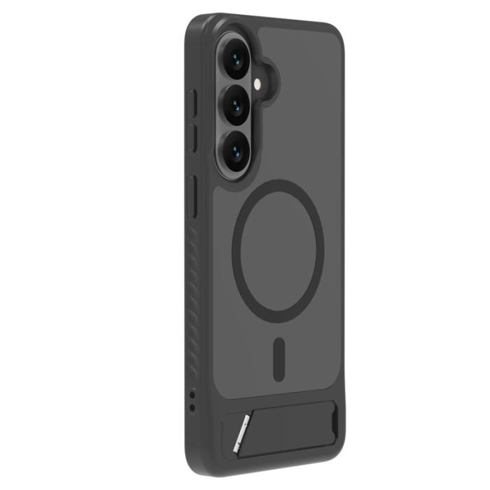 LeReach - LeReach Mobilskal för Samsung Galaxy S26 Plus Magnetiskt Kickstand - Grå