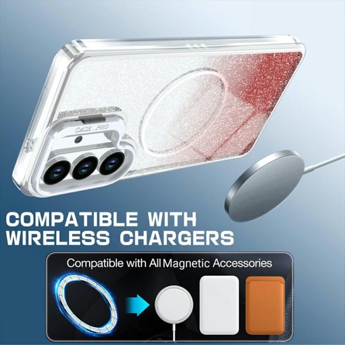 OEM - Mobilskal för Samsung Galaxy S26 Plus Magnetiskt TPU + PC - Orange