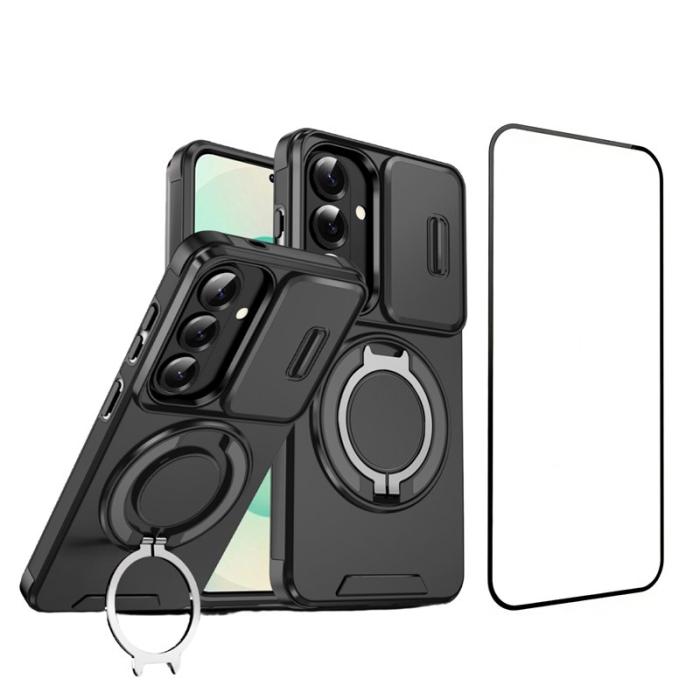 OEM - Mobilskal för Samsung Galaxy S26 Plus Magnetiskt TPU + PC - Svart