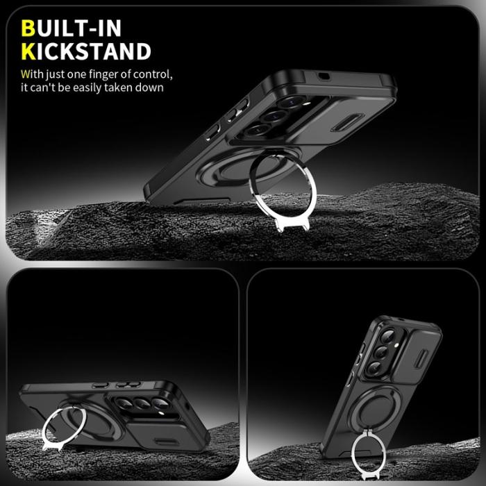 OEM - Mobilskal för Samsung Galaxy S26 Plus Magnetiskt TPU + PC - Svart