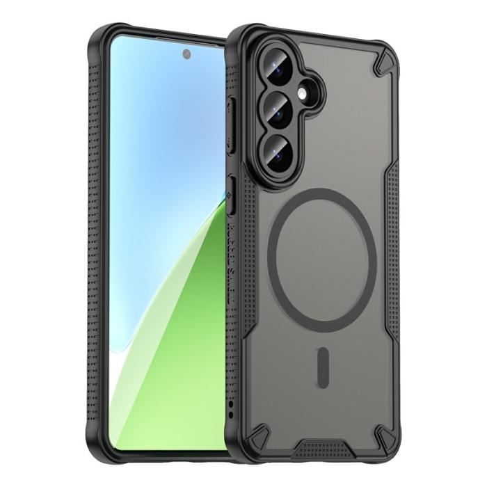 OEM - Mobilskal för Samsung Galaxy S26 Plus Magnetiskt TPU + PC - Svart