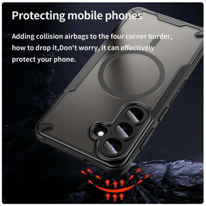 OEM - Mobilskal för Samsung Galaxy S26 Plus Magnetiskt TPU + PC - Svart