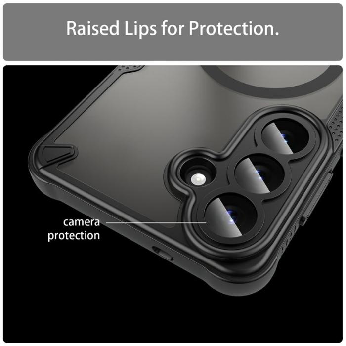 OEM - Mobilskal för Samsung Galaxy S26 Plus Magnetiskt TPU + PC - Svart