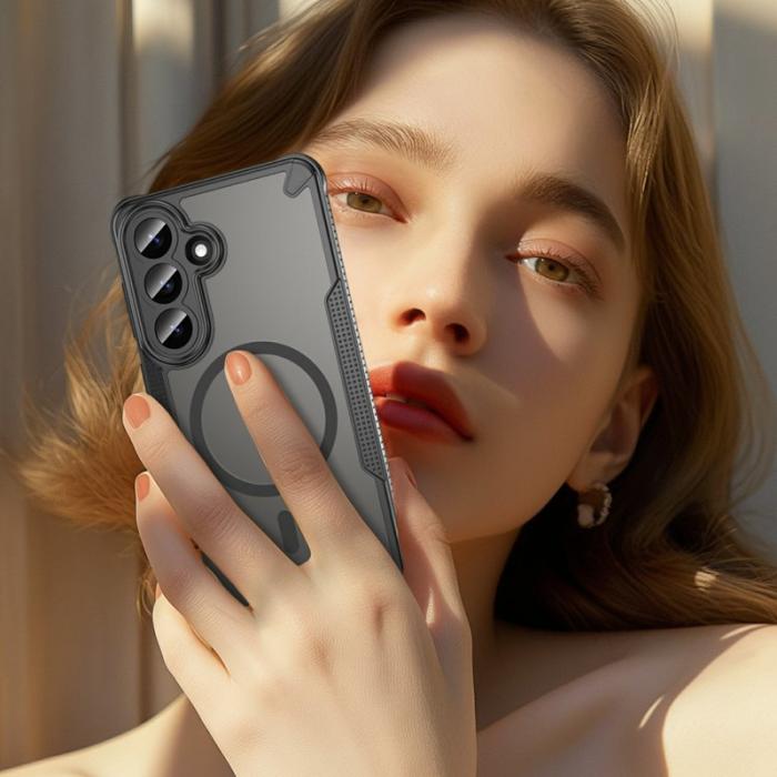 OEM - Mobilskal för Samsung Galaxy S26 Plus Magnetiskt TPU + PC - Svart